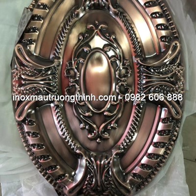 Hoa bầu dục - màu đồng 
