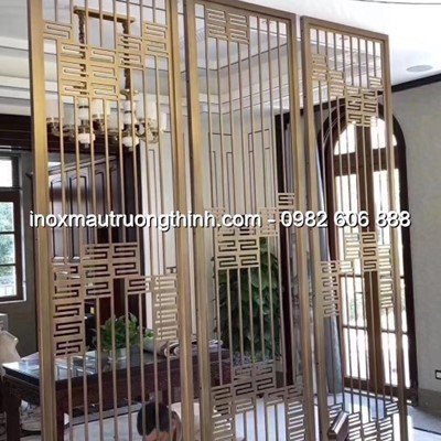Vách ngăn inox màu