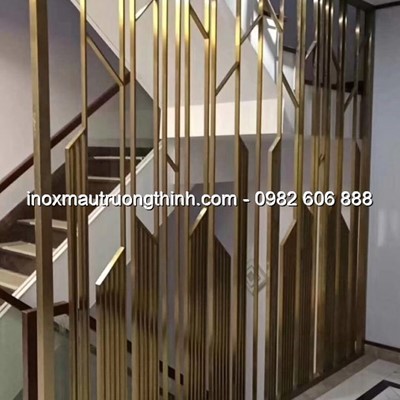 Vách ngăn inox màu