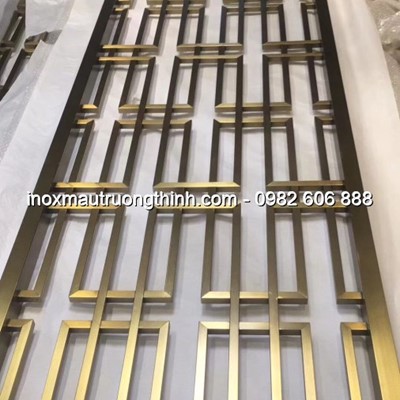 Vách ngăn inox màu