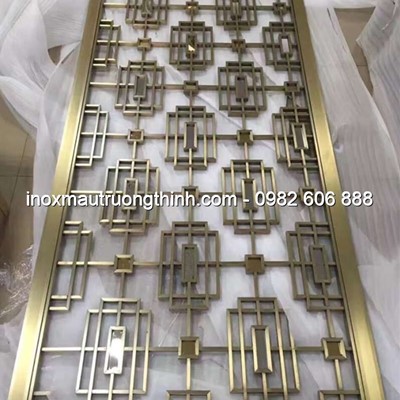 Vách ngăn inox màu