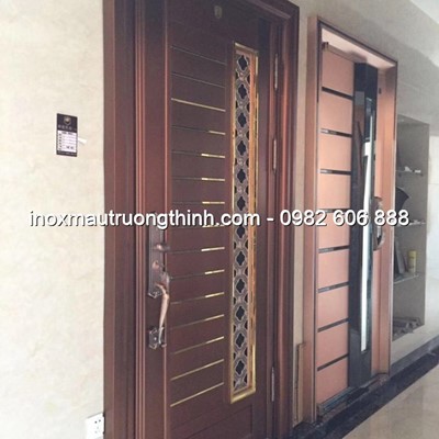 Cửa inox màu