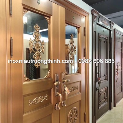 Cửa inox màu