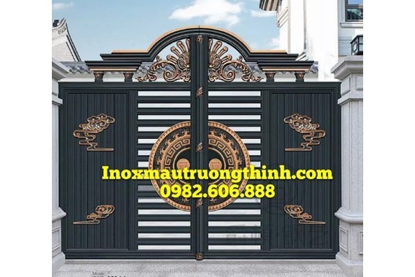 Cổng Inox Sơn Nung SN2