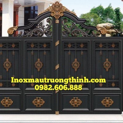 Cổng Inox Sơn Nung SN13