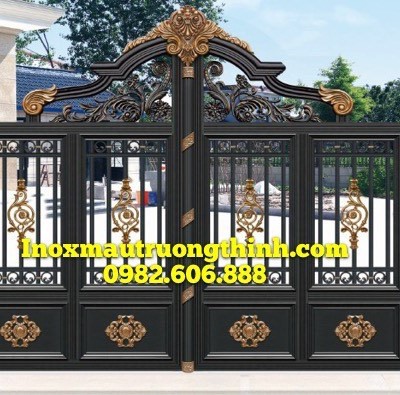 Cổng Inox Sơn Nung SN14