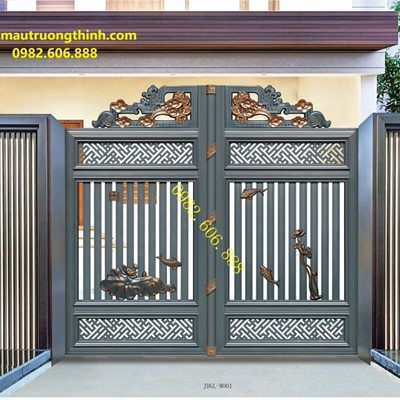 Cổng Inox Sơn Nung SN17