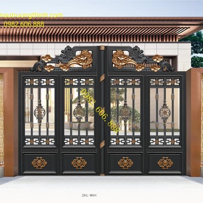 Cổng Inox Sơn Nung SN18