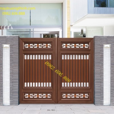Cổng Inox Sơn Nung SN35