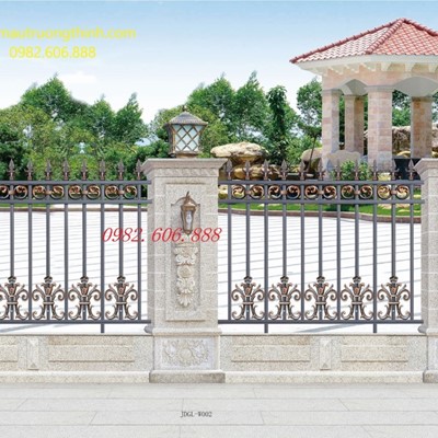 Cổng Inox Sơn Nung SN43