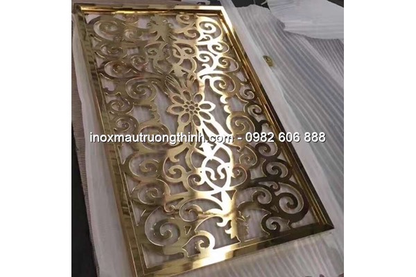Top 9 Vách ngăn CNC Inox Mạ Vàng – Mạ Đồng “độc đáo” chỉ có tại Trường Thịnh