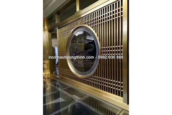 Top 9 Vách ngăn CNC Inox Mạ Vàng – Mạ Đồng “độc đáo” chỉ có tại Trường Thịnh